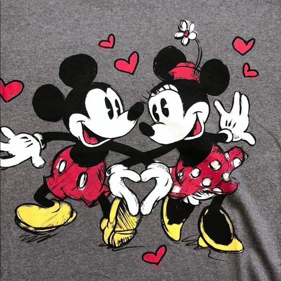 NWOT Disney Store Mickey & Minnie shirt size XL - Picture 2 of 3
